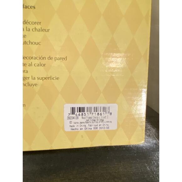 Cypress Home Ceramic Trivet Holiday Snow Scene by Audrey J Roberts 8" x 8" NIB - Picture 13 of 14